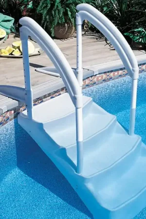 Escalier piscine VOIE ROYALE avec double main courante Livraison Express