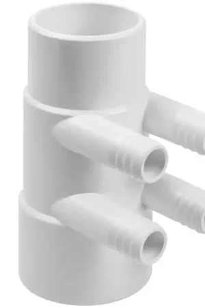 Acheter En Ligne Nourrice 2" M/F à 4 sorties cannelées 3/4" M+